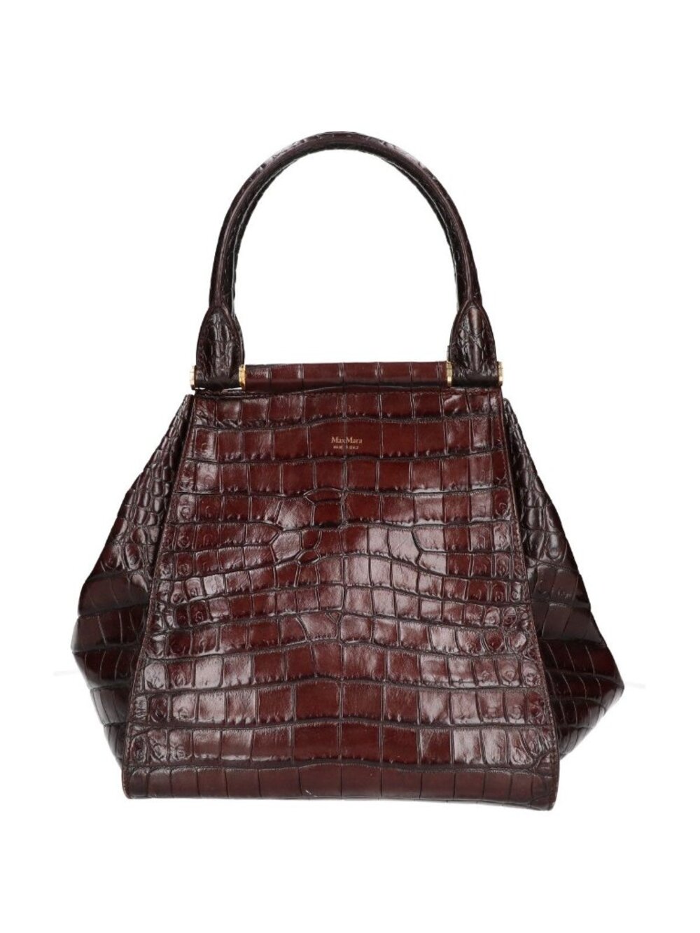 Max Mara Anita Embossed Leather 2-Way